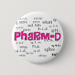Pharmacy Student Pharm-D Gifts Ronde Button 5,7 Cm
