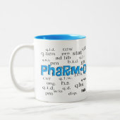 Pharmacy Student Pharm-D Gifts Tweekleurige Koffiemok (Links)