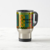 Pharmacy Tech Abstract Art Travel mug Reisbeker (Voorkant rechts)