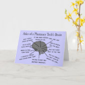 Pharmacy Tech "Atlas of Pharmacy Tech Brain" Kaart (Gele Bloem)