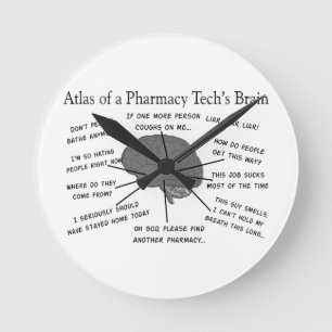 Pharmacy Tech "Atlas of Pharmacy Tech Brain" Ronde Klok