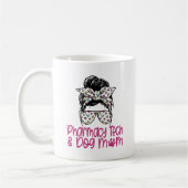 Pharmacy Tech Dog mama Funny Gift Koffiemok (Links)