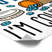 Pharmacy Tech Dont Talk To Me Im Counting  Poster (Hoek)