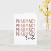 Pharmacy Tech | Farmaceutische technicus Kaart (Gele Bloem)