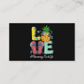 Pharmacy Tech Hallo Summer Happy Day School Visitekaartje (Achterkant)