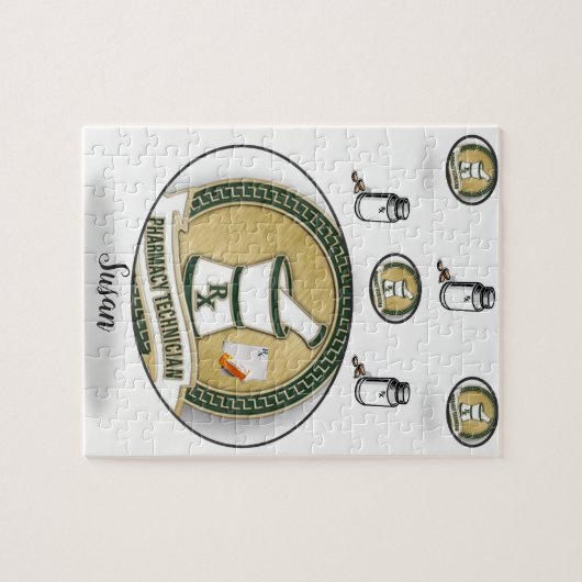 Pharmacy Tech Jigzaag Puzzle Daisy Legpuzzel (Horizontaal)