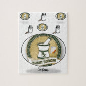 Pharmacy Tech Jigzaag Puzzle Daisy Legpuzzel (Verticaal)