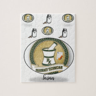 Pharmacy Tech Jigzaag Puzzle Daisy Legpuzzel