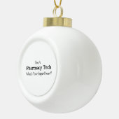 Pharmacy Tech Keramische Bal Ornament (Rechts)