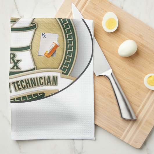 Pharmacy Tech Kitchen Hand Towel Theedoek (Quarter Fold)