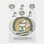 Pharmacy Tech Kitchen Hand Towel Theedoek (Verticaal)