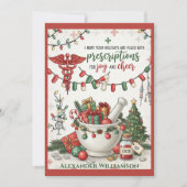 Pharmacy Tech & Nurse Christmas Kaart Joy (Voorkant)
