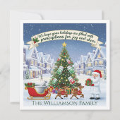 Pharmacy Tech Pharmacist Christmas Kaart Joy Cheer (Voorkant)