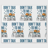 Pharmacy Tech praat niet tegen me, ik tel. Cadeaupapier (Vlak)