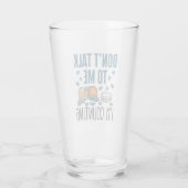 Pharmacy Tech praat niet tegen me, ik tel. Glas (Achterkant)