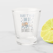 Pharmacy Tech praat niet tegen me, ik tel. Shot Glas (Achterkant)