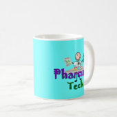 Pharmacy Tech Stick People Design Gifts Koffiemok (Voorkant rechts)