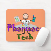 Pharmacy Tech Stick People Design Gifts Muismat (Met muis)