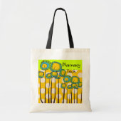 Pharmacy Tech Tas Whimsical Flowers (Voorkant)