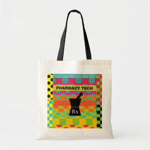 Pharmacy Tech Tas Whimsical Pestle and Mortar