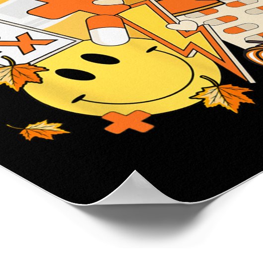 Pharmacy Tech Technician Pharmacist Student Herfst Poster (Hoek)