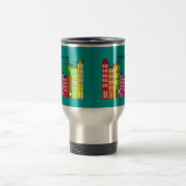 Pharmacy Tech Travel mug Retro Art Reisbeker (Center)