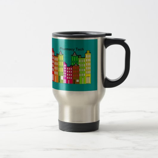 Pharmacy Tech Travel mug Retro Art Reisbeker (Rechts)