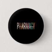 Pharmacy Technician Certified Pharm Tech Pharmacis Ronde Button 5,7 Cm (Voorkant)