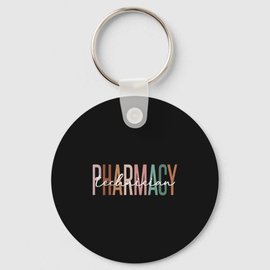 Pharmacy Technician Certified Pharm Tech Pharmacis Sleutelhanger (Voorkant)