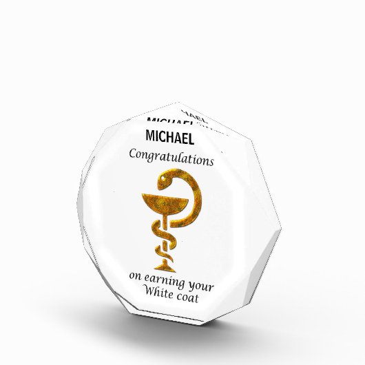 Pharmacy White Coat Ceremony Gefeliciteerd Fotoblokken (Rechts)