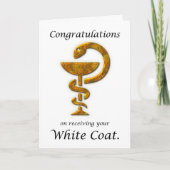 Pharmacy White Coat Ceremony Gefeliciteerd Kaart (Voorkant)