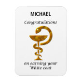 Pharmacy White Coat Ceremony Gefeliciteerd Magneet (Verticaal)