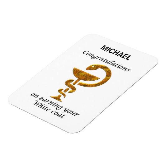 Pharmacy White Coat Ceremony Gefeliciteerd Magneet (Linkerzijde)