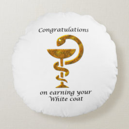 Pharmacy White Coat Ceremony Gefeliciteerd Rond Kussen