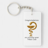 Pharmacy White Coat Ceremony Gefeliciteerd Sleutelhanger (Voorkant)