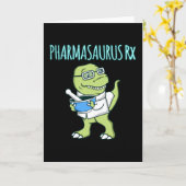 Pharmasaurus Farmacie Technicus PharmD Kaart (Gele Bloem)