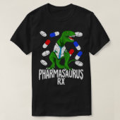 Pharmasaurus Rx Farmacie Tech Pharmacist Gift T-shirt (Design voorkant)