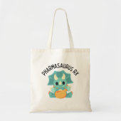 Pharmasaurus RX, Grappige apotheek, apotheker Tote Bag (Voorkant)