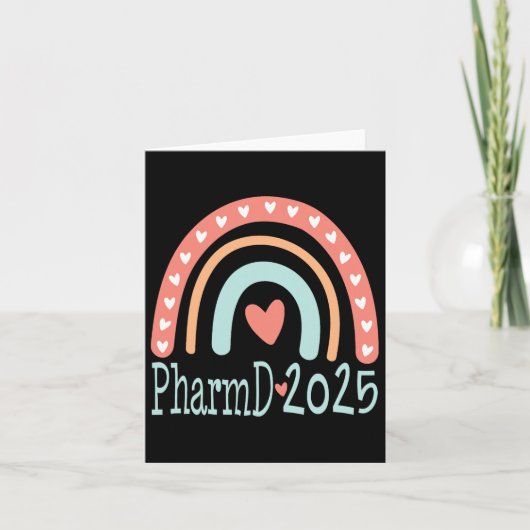 Pharmd Afstuderen 2025 Pharmacist Doctor of Pharma Kaart (Voorkant)