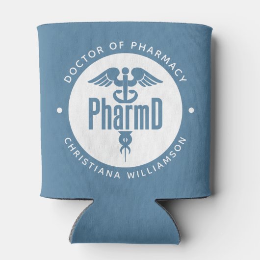 PharmD Doctor in de Afstuderen Blikjeskoeler (Achterkant)