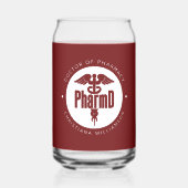 PharmD Doctor in de Afstuderen Blikvorm Glas (Achterkant)
