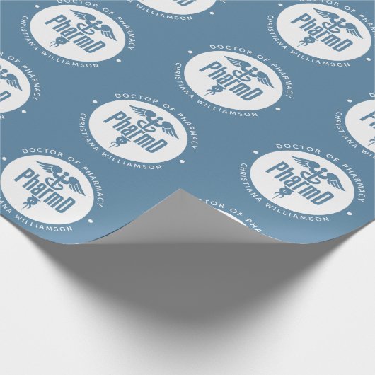 PharmD Doctor in de Afstuderen Cadeaupapier (Hoek)