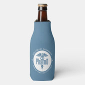 PharmD Doctor in de Afstuderen Flesjeskoeler (Fles Voorkant)
