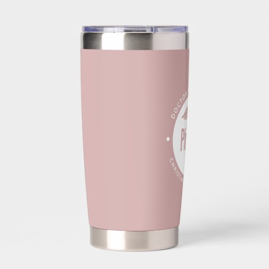 PharmD Doctor in de Afstuderen Geïsoleerde Drinkbeker (Voorkant)