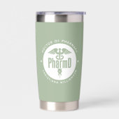 PharmD Doctor in de Afstuderen Geïsoleerde Drinkbeker (Links)