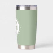 PharmD Doctor in de Afstuderen Geïsoleerde Drinkbeker (Achterkant)