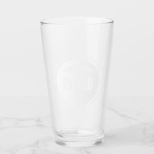 PharmD Doctor in de Afstuderen Glas (Voorkant)