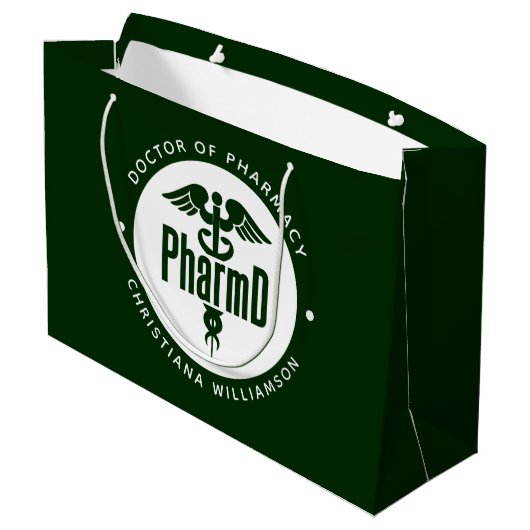 PharmD Doctor in de Afstuderen Groot Cadeauzakje (Achterkant Gekanteld)