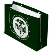 PharmD Doctor in de Afstuderen Groot Cadeauzakje (Voorkant Gekanteld)