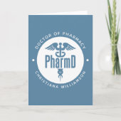 PharmD Doctor in de Afstuderen Kaart (Voorkant)